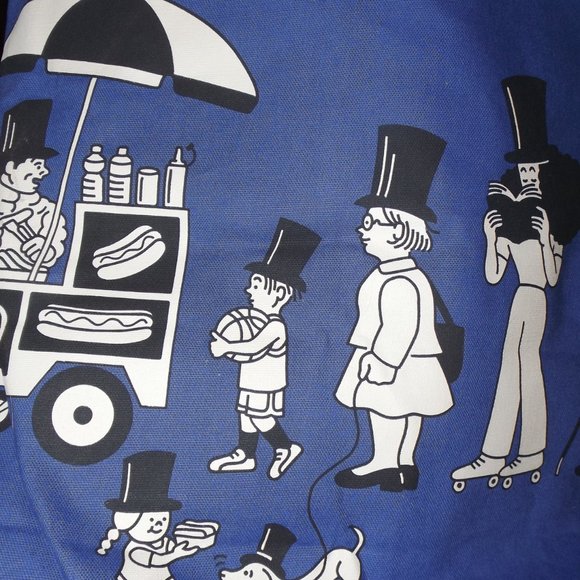 The New Yorker blue Canvas bag - Picture 4 of 5